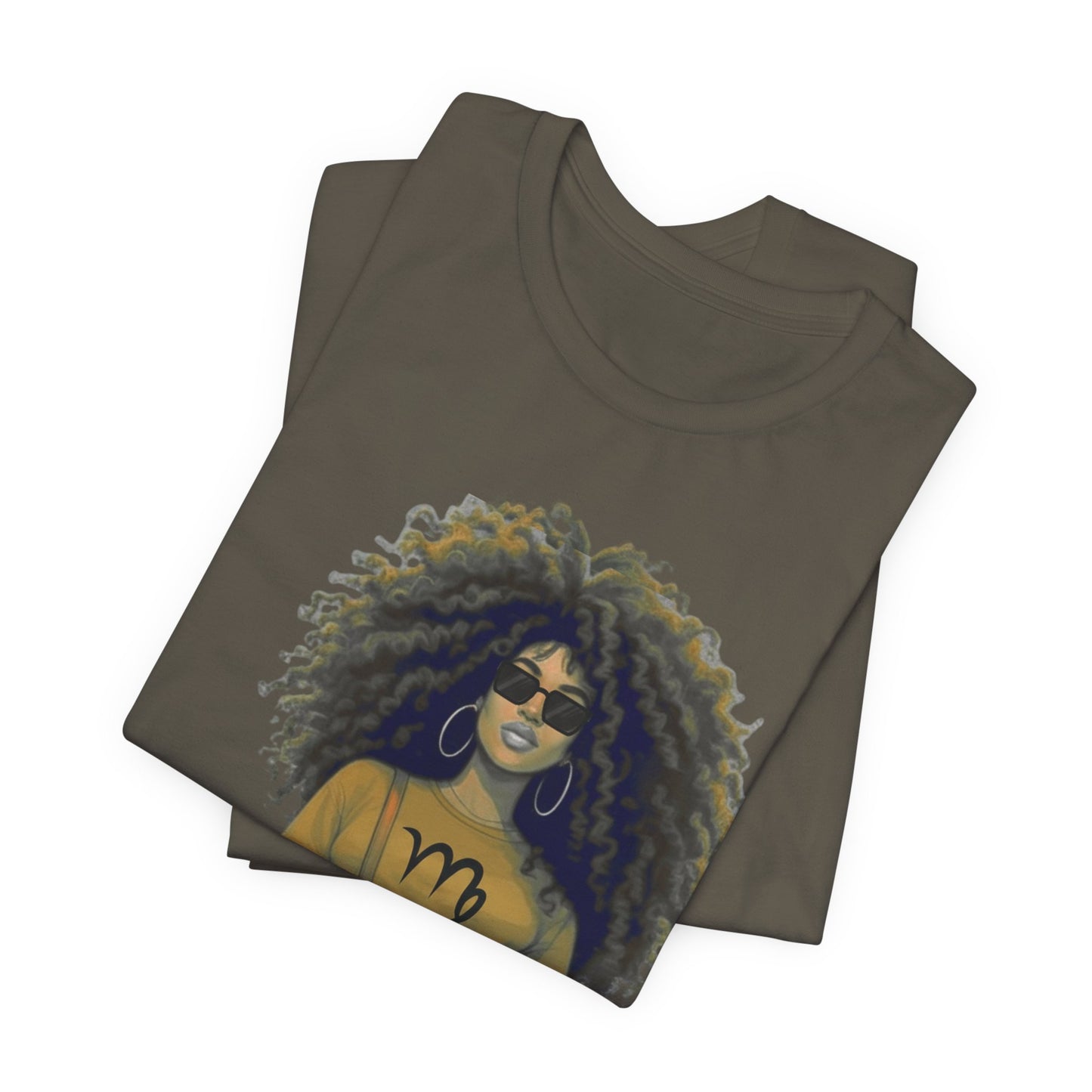 I.O.V-(Virgo) Voyage Avec Moi Afro Travel Girl Graphic Tee
