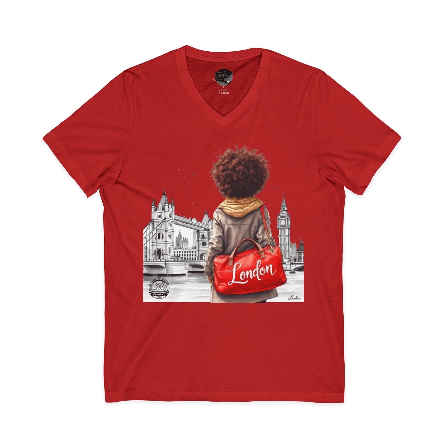 I.O.V-BGT London (LHR) Adventure V-Neck Tee