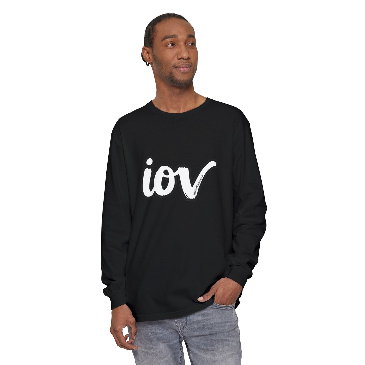 I.O.V-Sig2 Casual Graphic Long Sleeve Shirt
