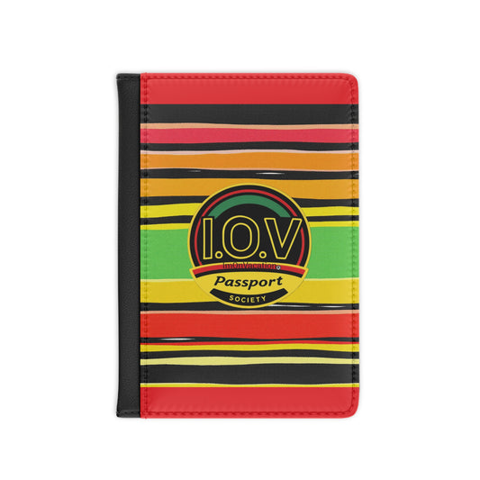 I.O.V- Red Stripe PS Passport Wallet
