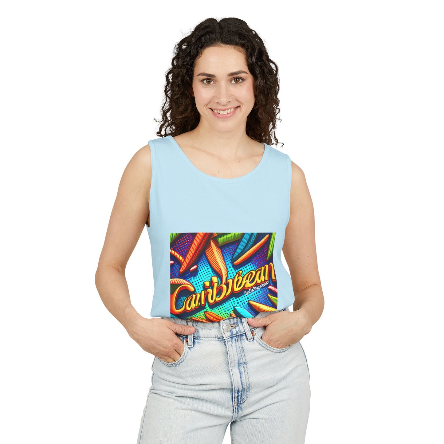 I.O.V-Caribbean Unisex Garment-Dyed Tank Top