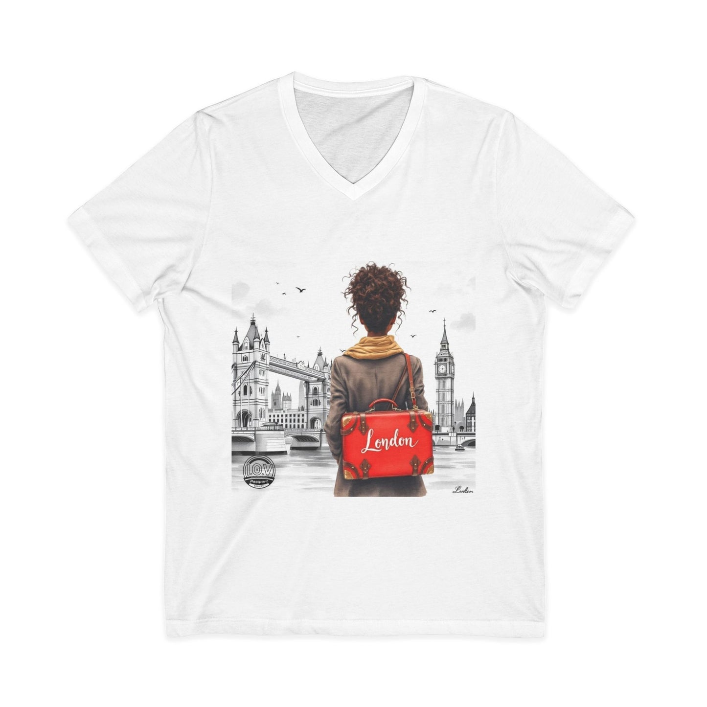 I.O.V-WST London (LHR) Adventure V-Neck Tee