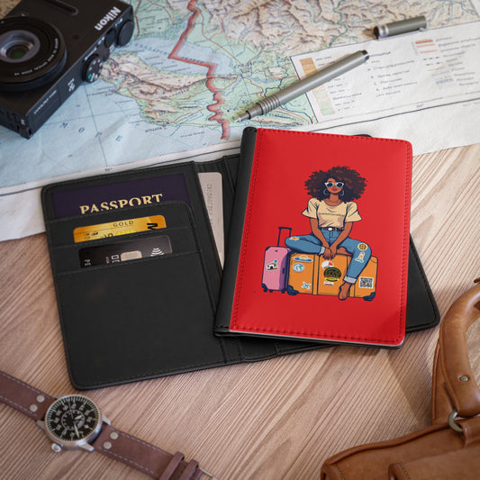 I.O.V BGTT Red Chic Passport Cover for Travelers