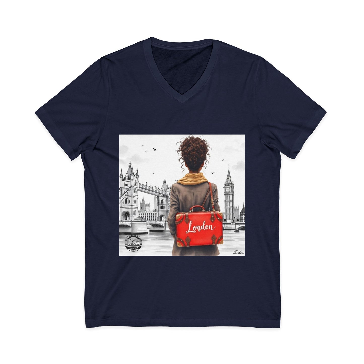 I.O.V-WST London (LHR) Adventure V-Neck Tee
