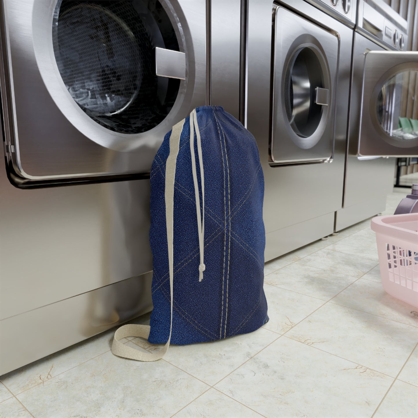 I.O.V- Blue Jean Skyline Laundry Bag
