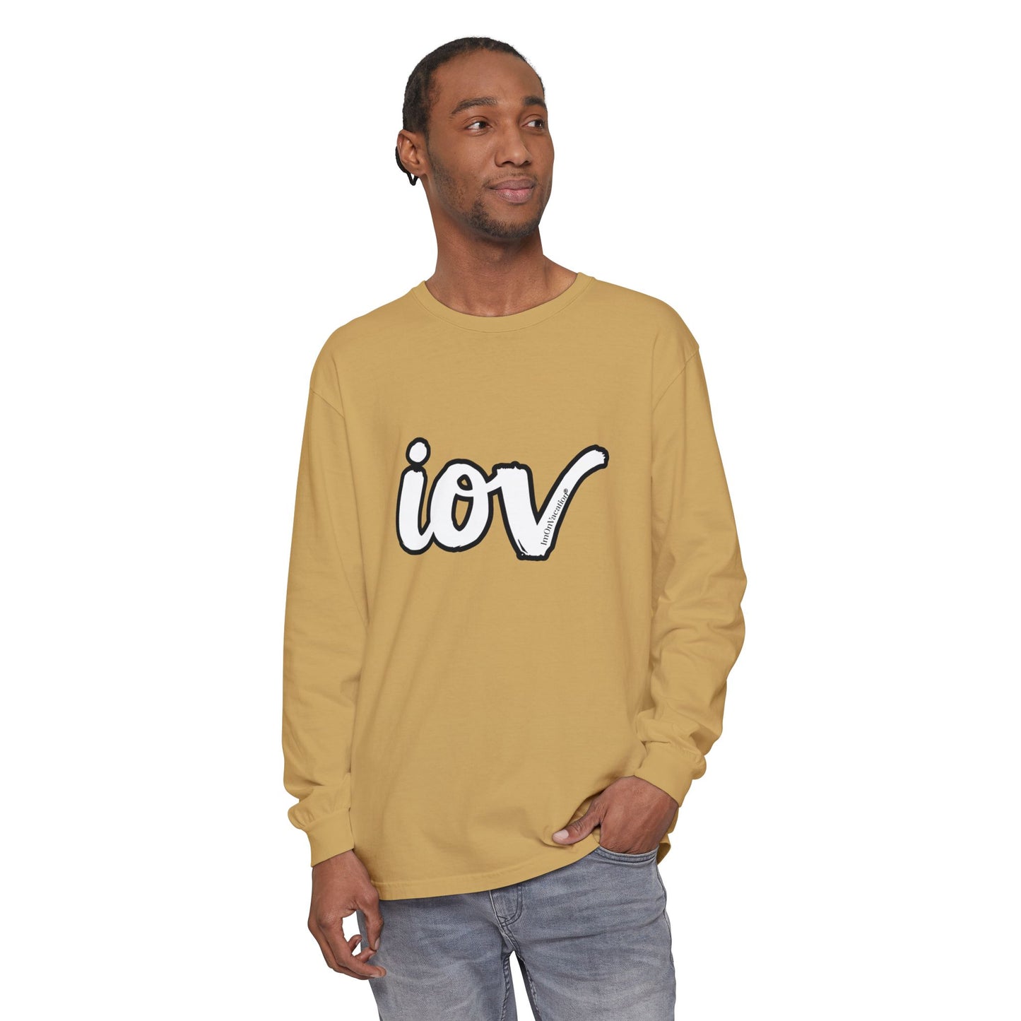 I.O.V-Sig2 Casual Graphic Long Sleeve Shirt