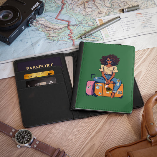 I.O.V BGTT Green Chic Passport Cover for Travelers