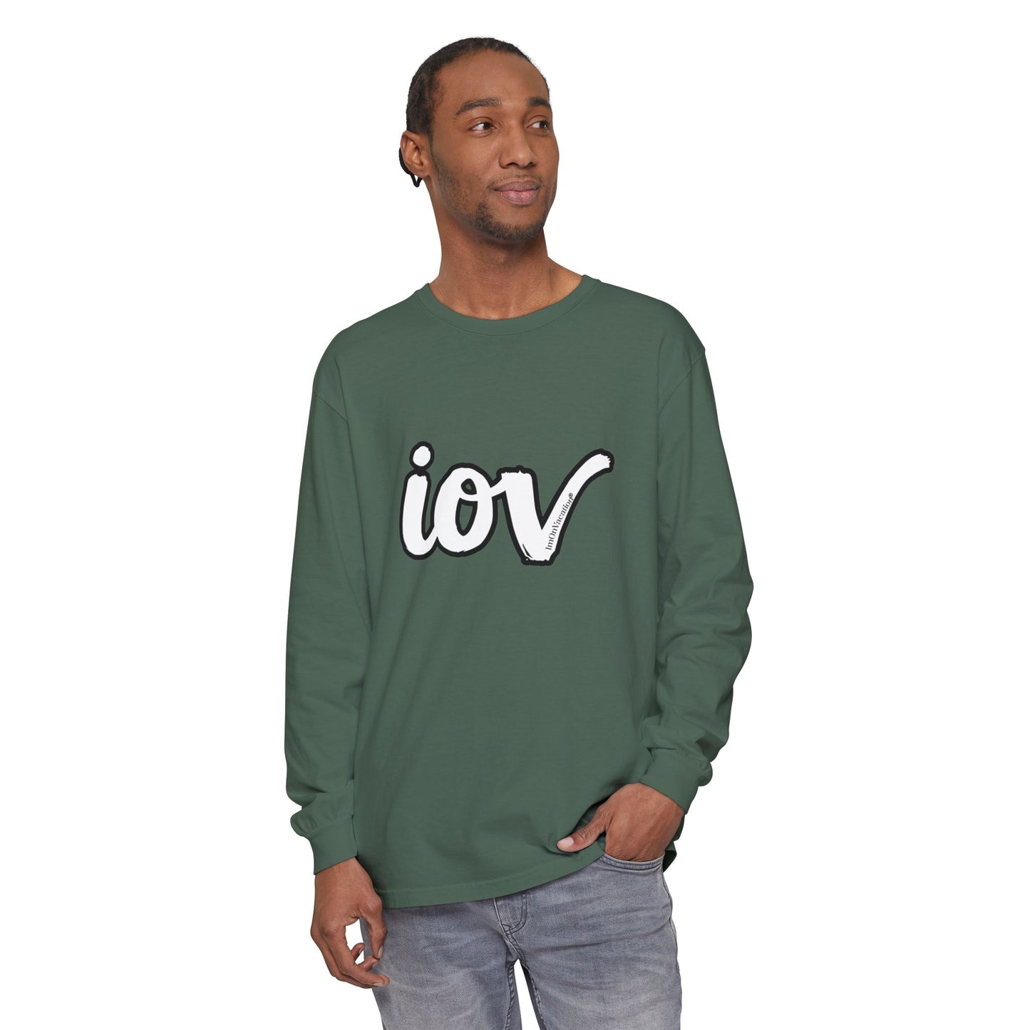 I.O.V-Sig2 Casual Graphic Long Sleeve Shirt