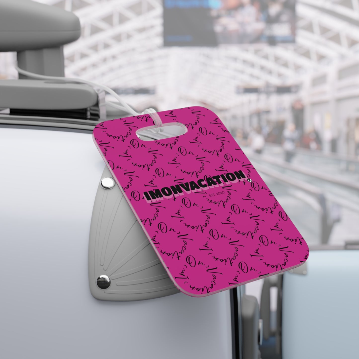 I.O.V-SPS23 Pink Luggage Tag