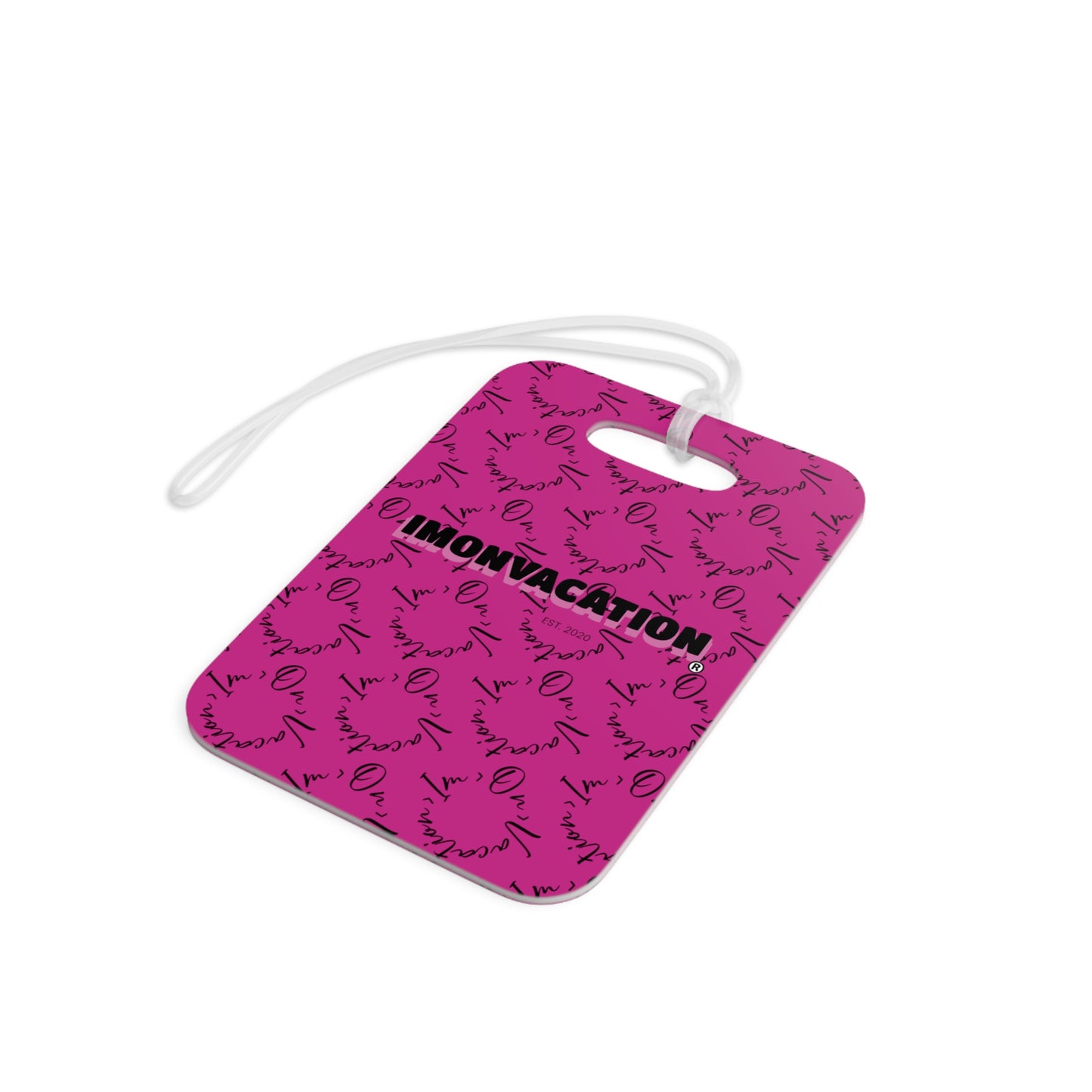 I.O.V-SPS23 Pink Luggage Tag