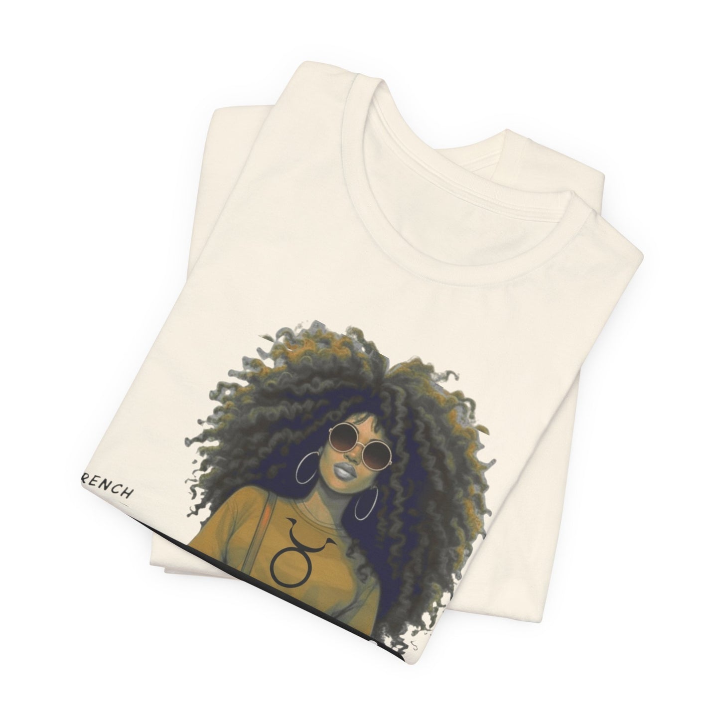 I.O.V-(Taurus) Voyage Avec Moi Afro Travel Girl Graphic Tee