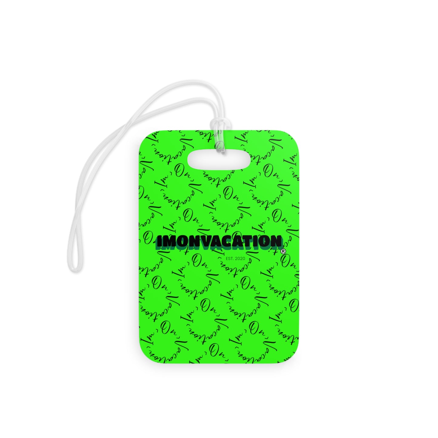 I.O.V-SPS24 Neon Luggage Tag