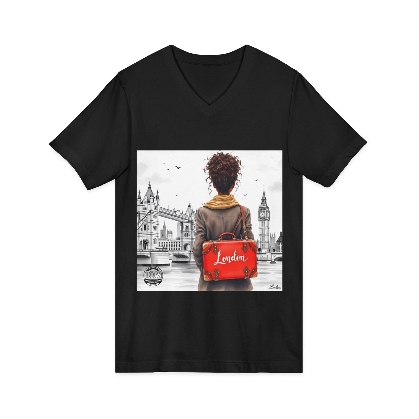 I.O.V-WST London (LHR) Adventure V-Neck Tee