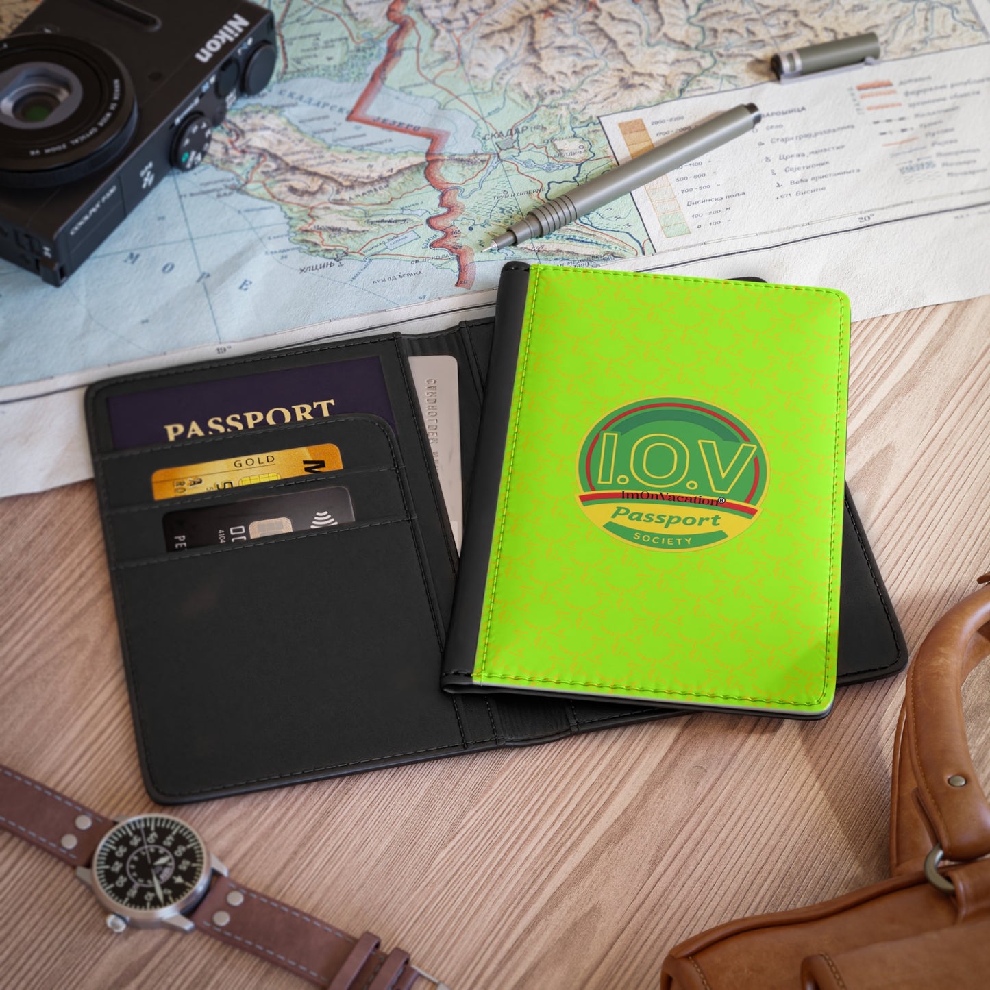 I.O.V-PS Lime Passport Cover