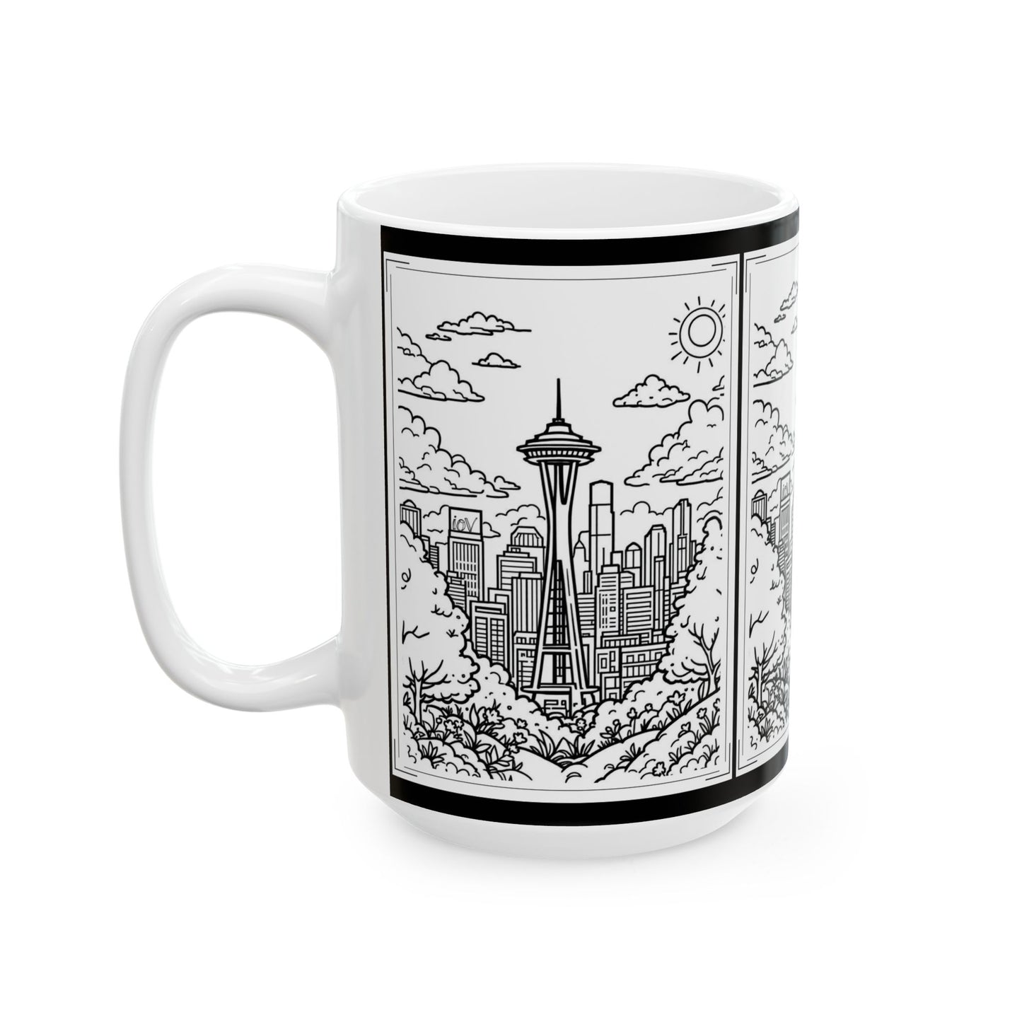 I.O.V-SEA206 Ceramic Mug, (11oz, 15oz)