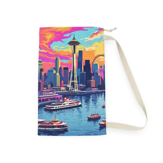 I.O.V- Seattle Skyline Laundry Bag
