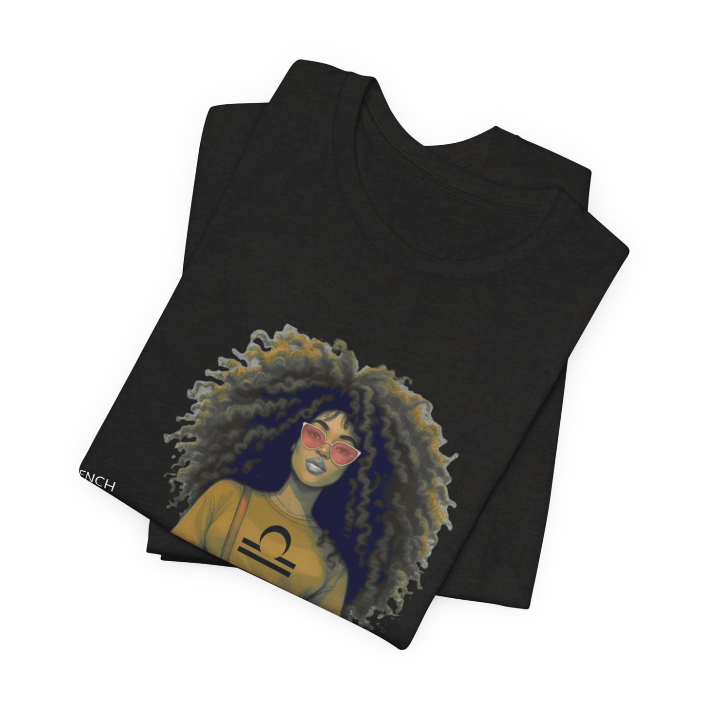I.O.V-(Libra) Voyage Avec Moi Afro Travel Girl Graphic Tee