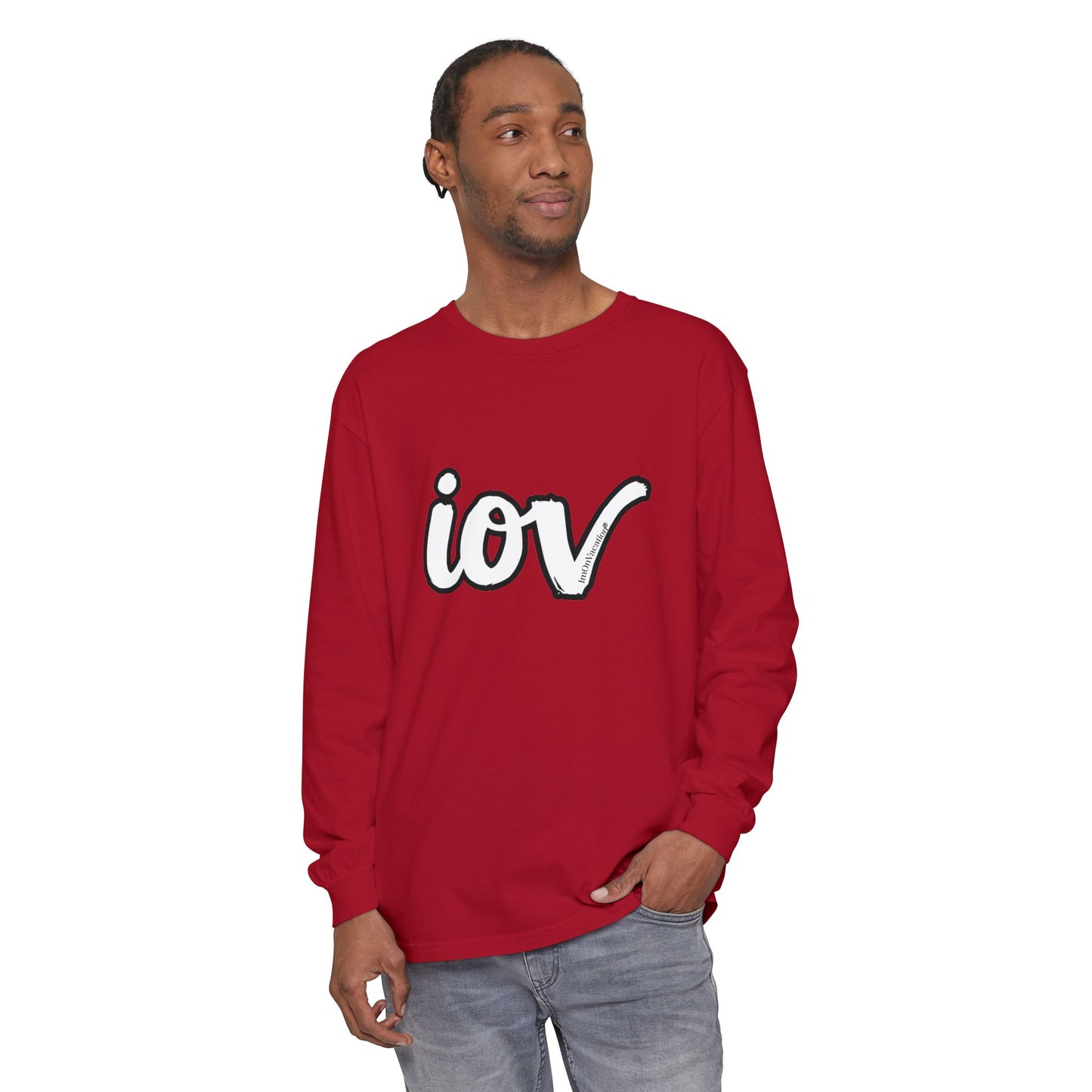 I.O.V-Sig2 Casual Graphic Long Sleeve Shirt