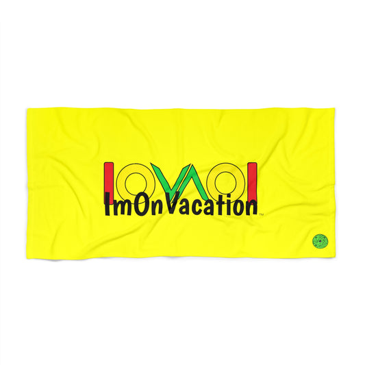 I.O.V-SPS23 Yellow Beach Towel