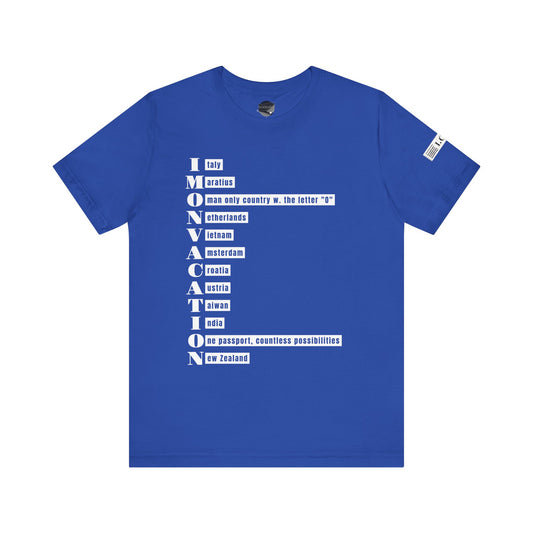 I.O.V— Minimal Text Graphic T-Shirt