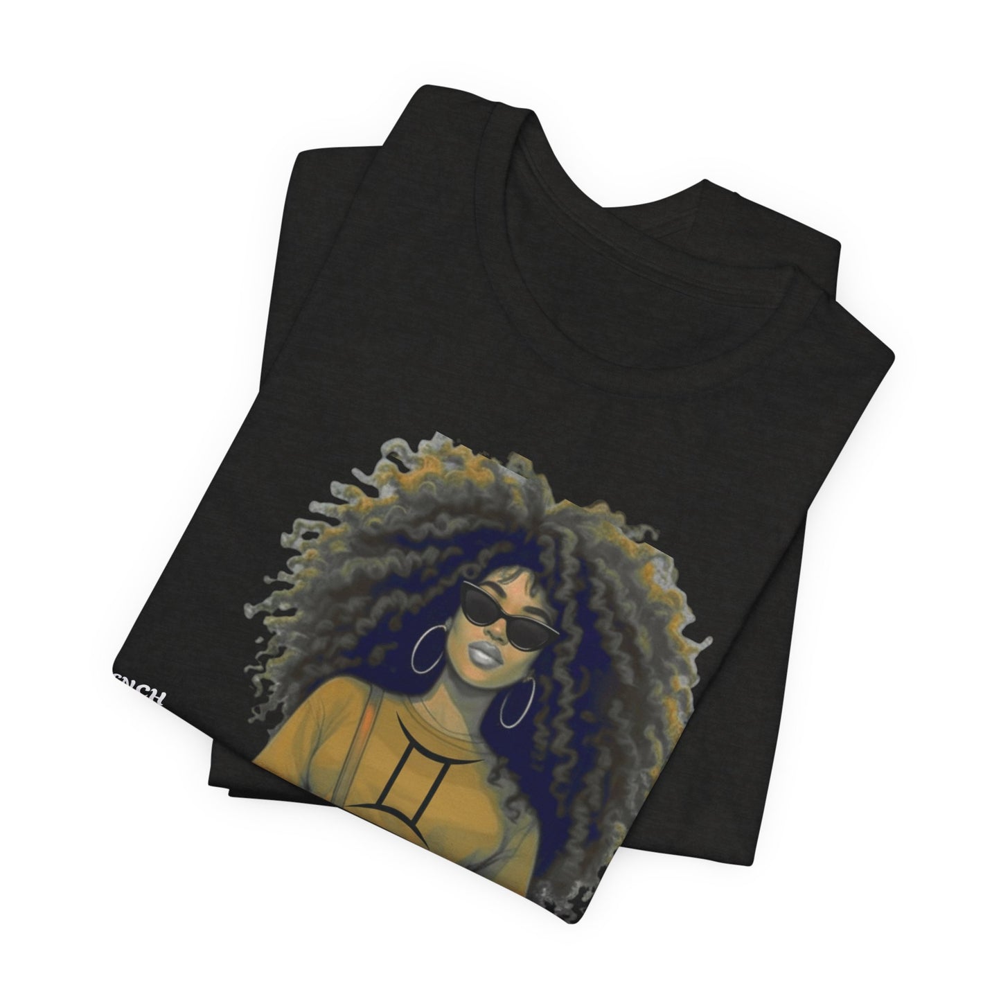 I.O.V-(Gemini) Voyage Avec Moi Afro Travel Girl Graphic Tee