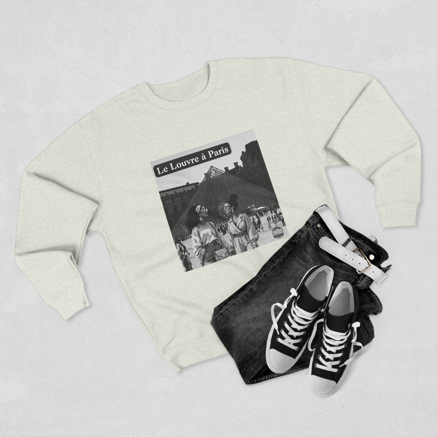 I.O.V-Vintage Paris Louvre (CDG) Crewneck Sweatshirt