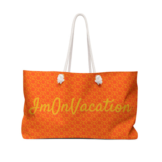 I.O.V-Royalty Orange Weekender Bag