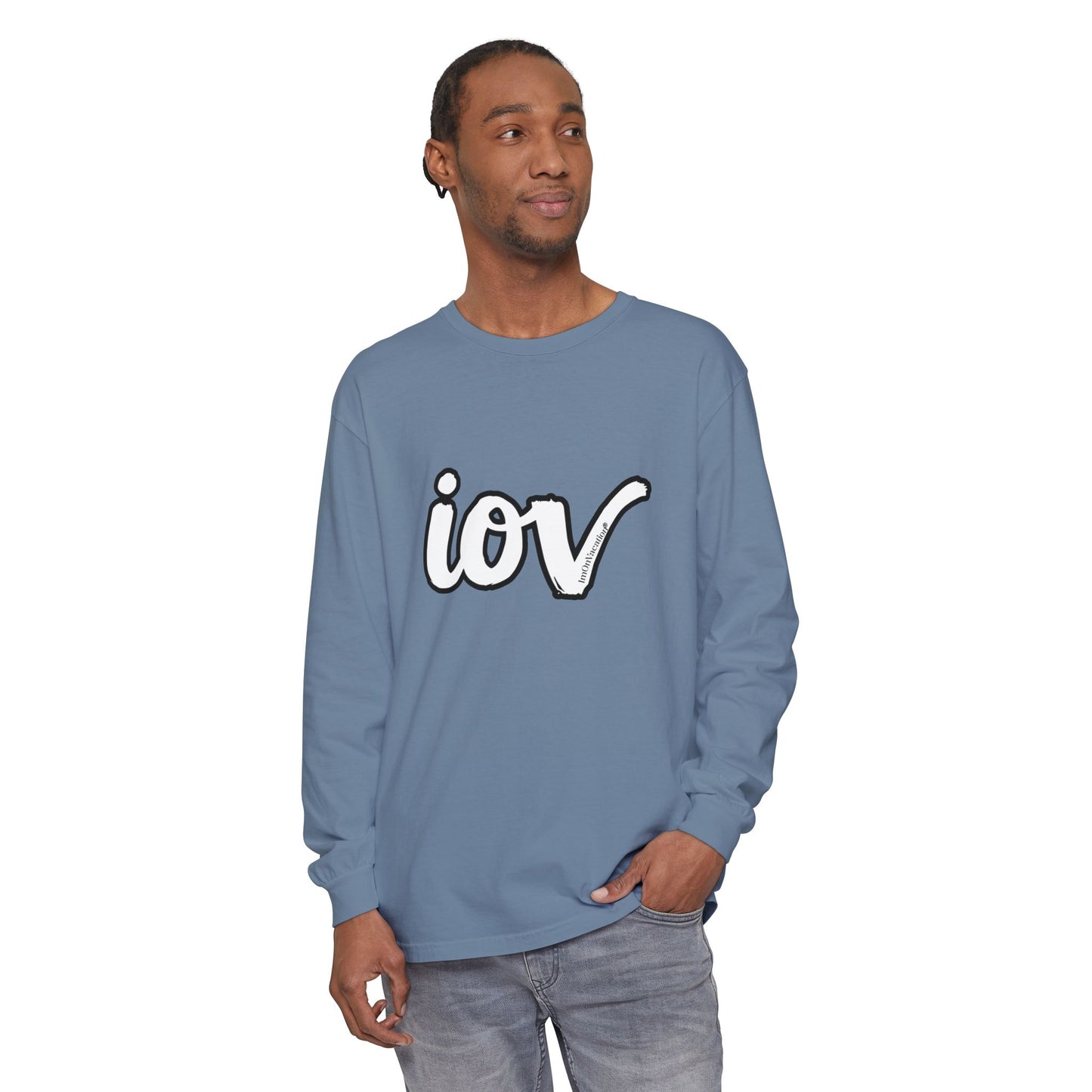 I.O.V-Sig2 Casual Graphic Long Sleeve Shirt