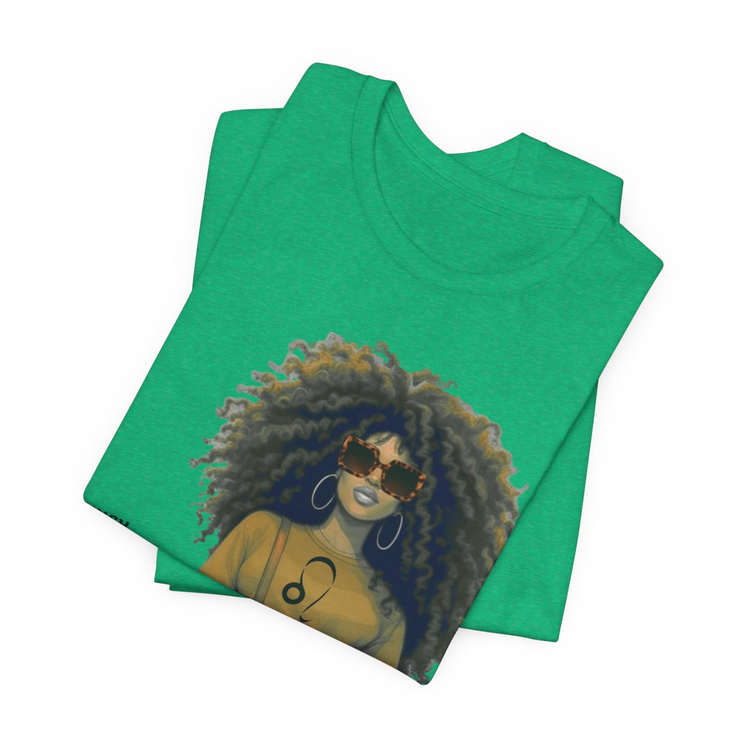 I.O.V-(Leo) Voyage Avec Moi Afro Travel Girl Graphic Tee