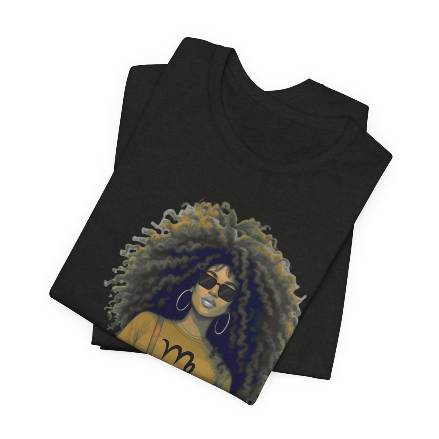 I.O.V-(Virgo) Voyage Avec Moi Afro Travel Girl Graphic Tee
