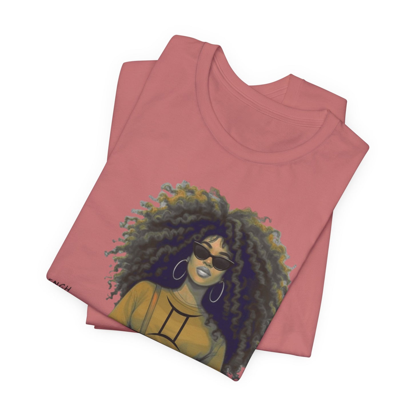 I.O.V-(Gemini) Voyage Avec Moi Afro Travel Girl Graphic Tee