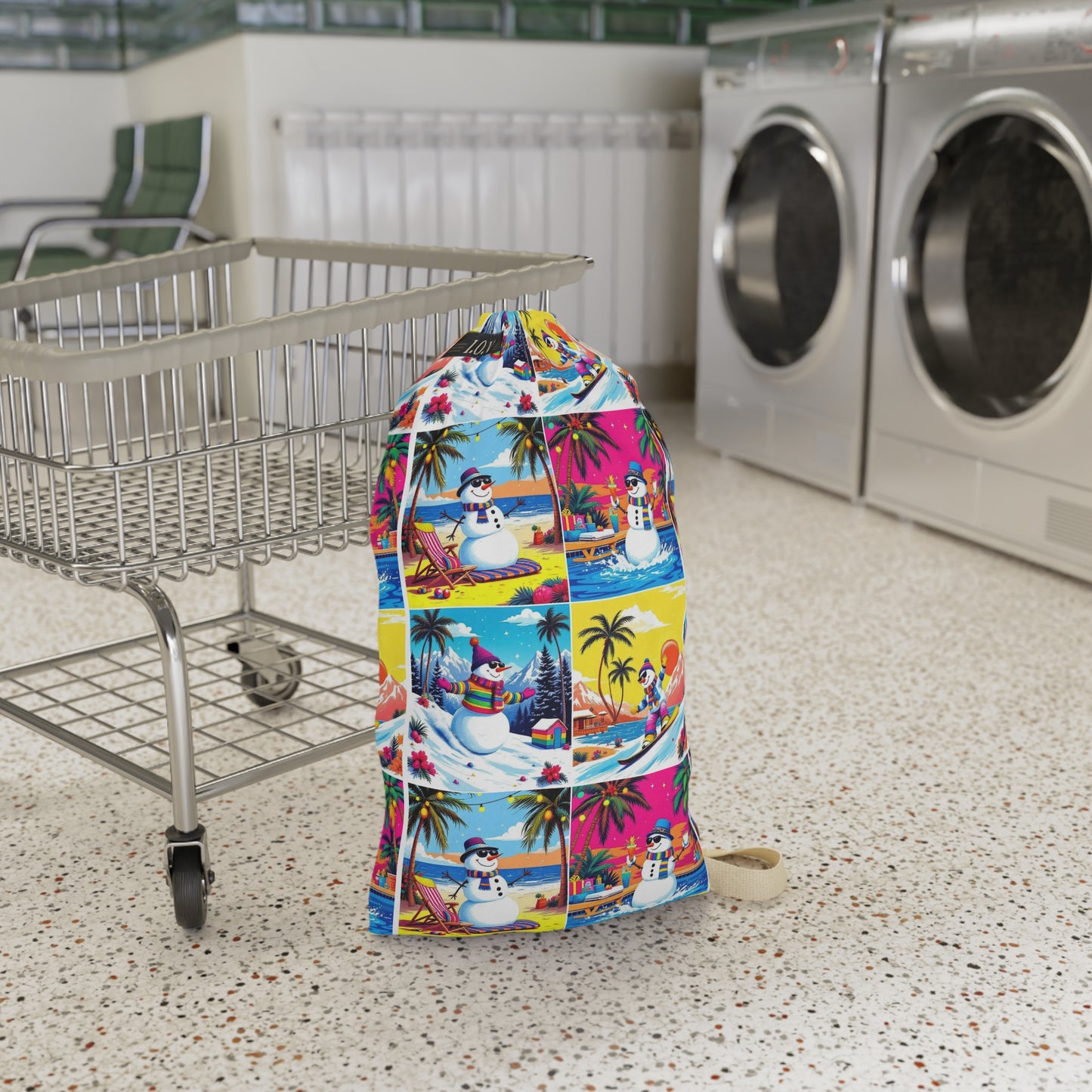 I.O.V- Festive Holiday Snowman Multi-use Bag