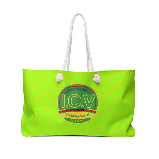 I.O.V-PS Royalty Lime Weekender Bag
