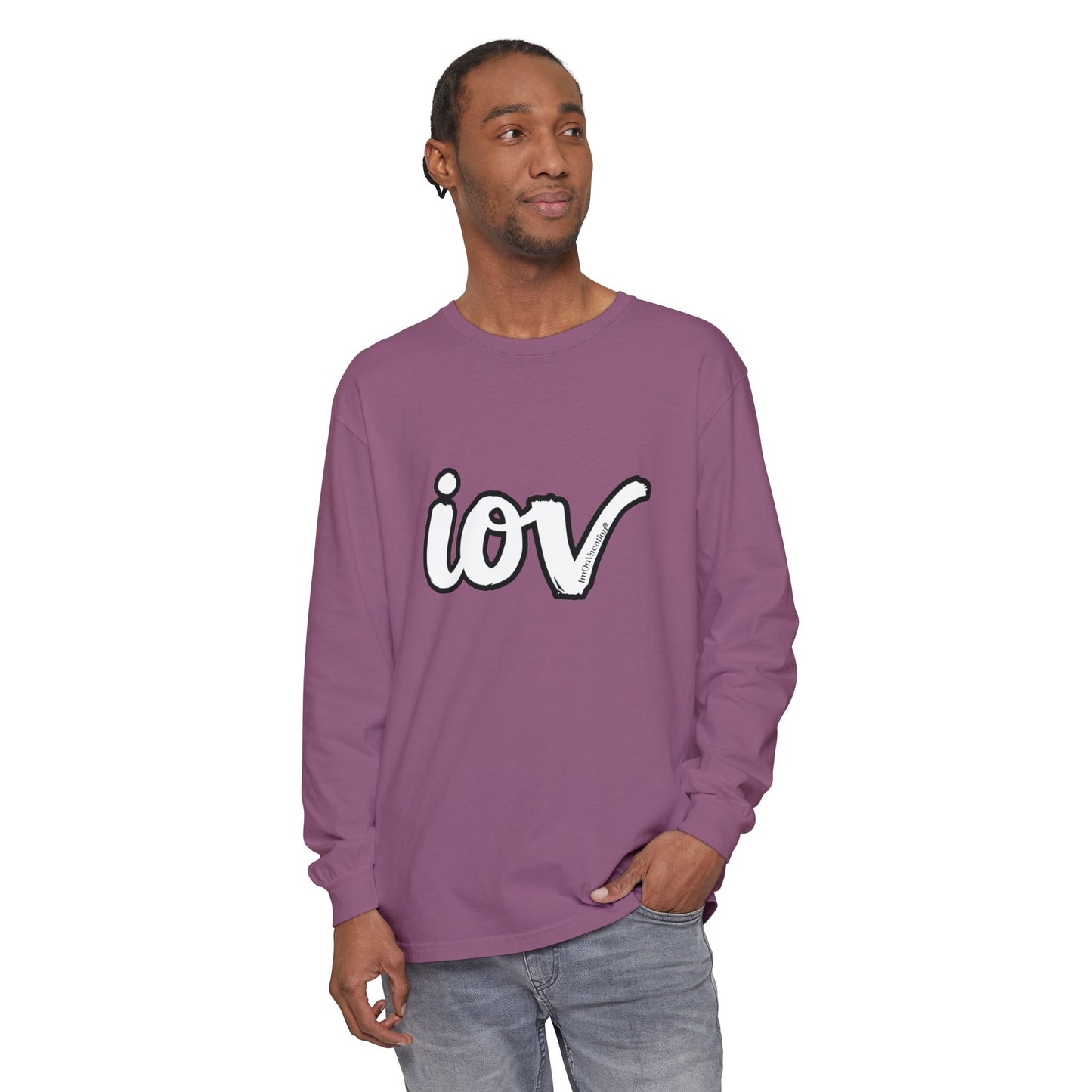 I.O.V-Sig2 Casual Graphic Long Sleeve Shirt