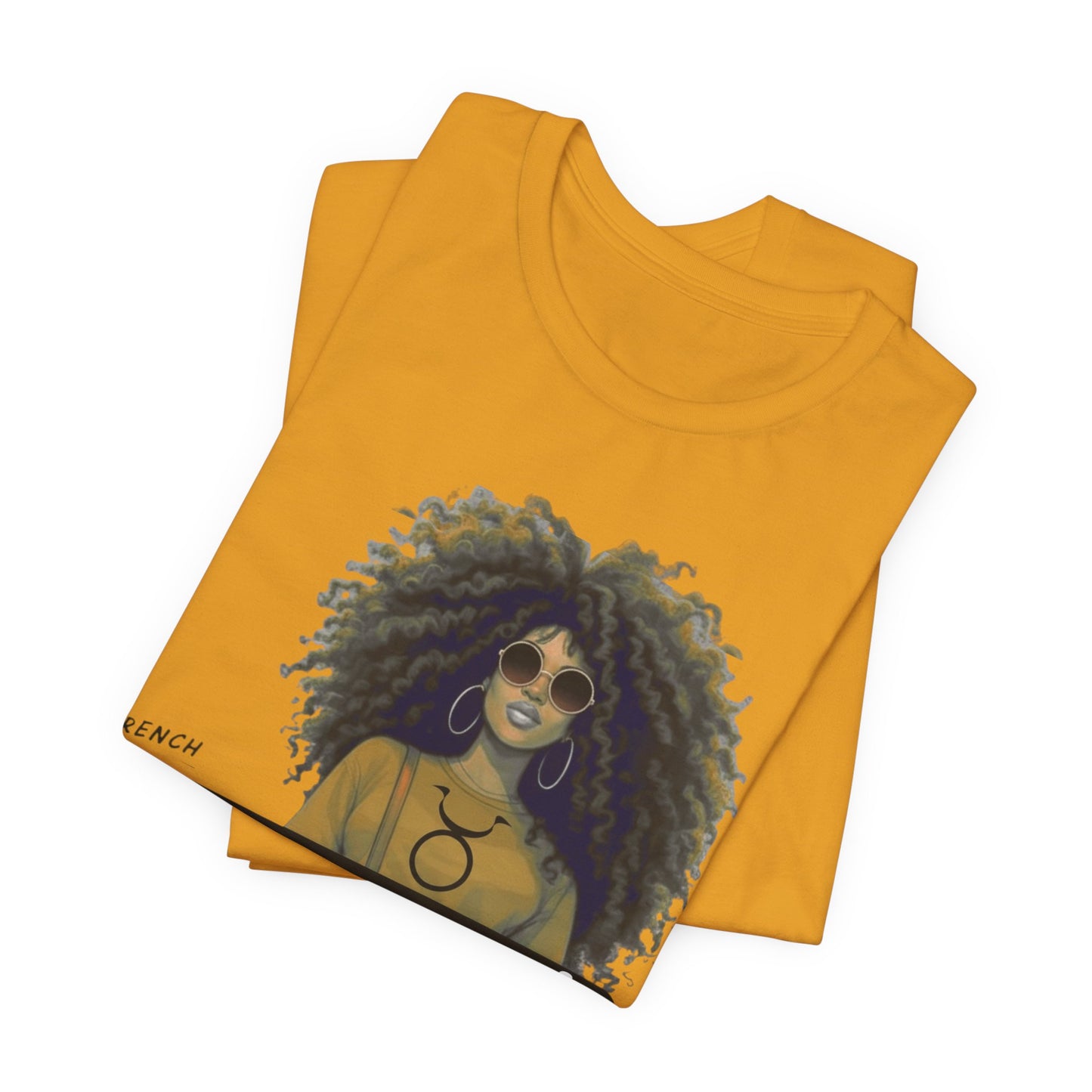 I.O.V-(Taurus) Voyage Avec Moi Afro Travel Girl Graphic Tee