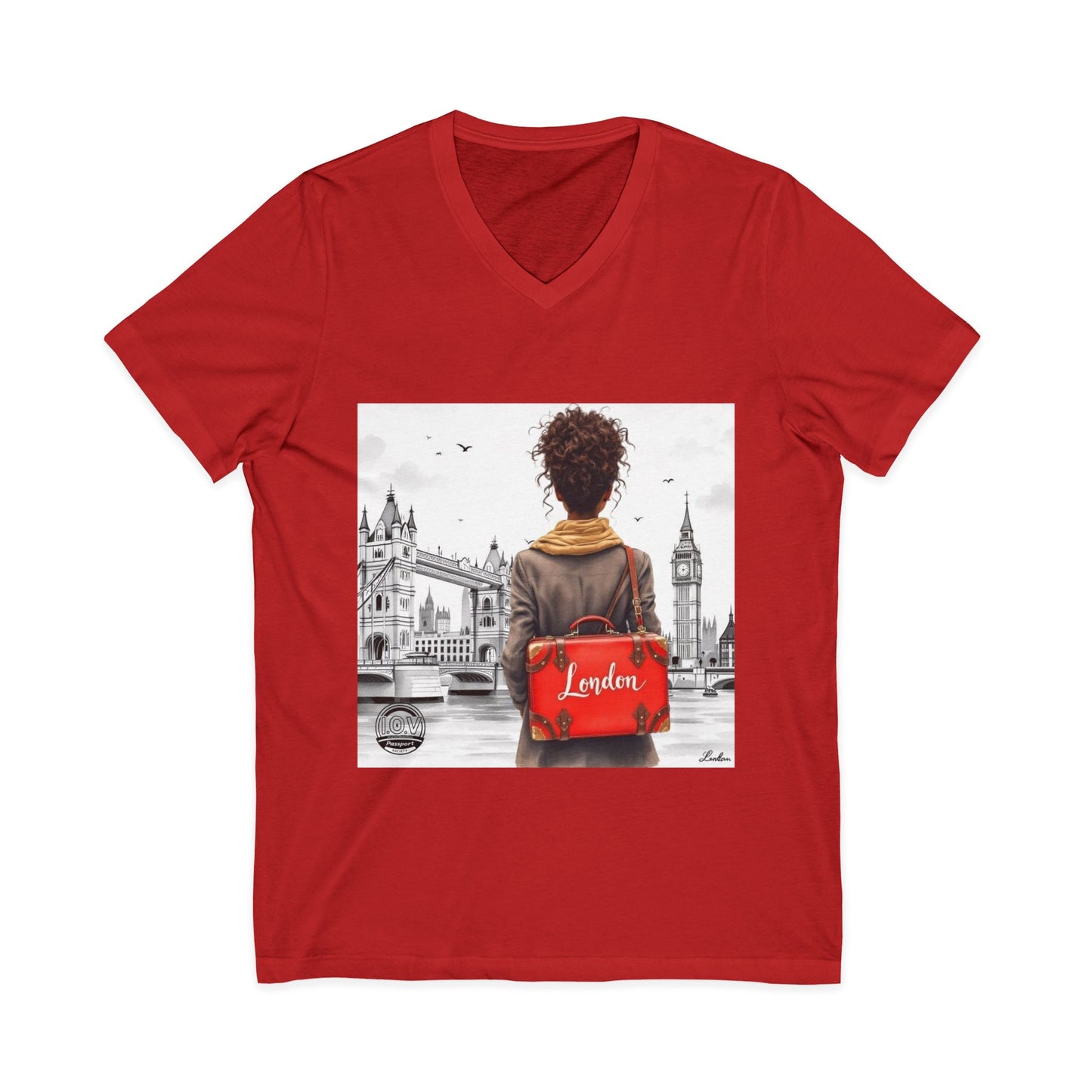 I.O.V-WST London (LHR) Adventure V-Neck Tee