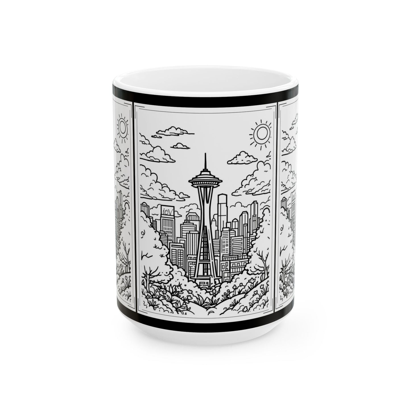 I.O.V-SEA206 Ceramic Mug, (11oz, 15oz)