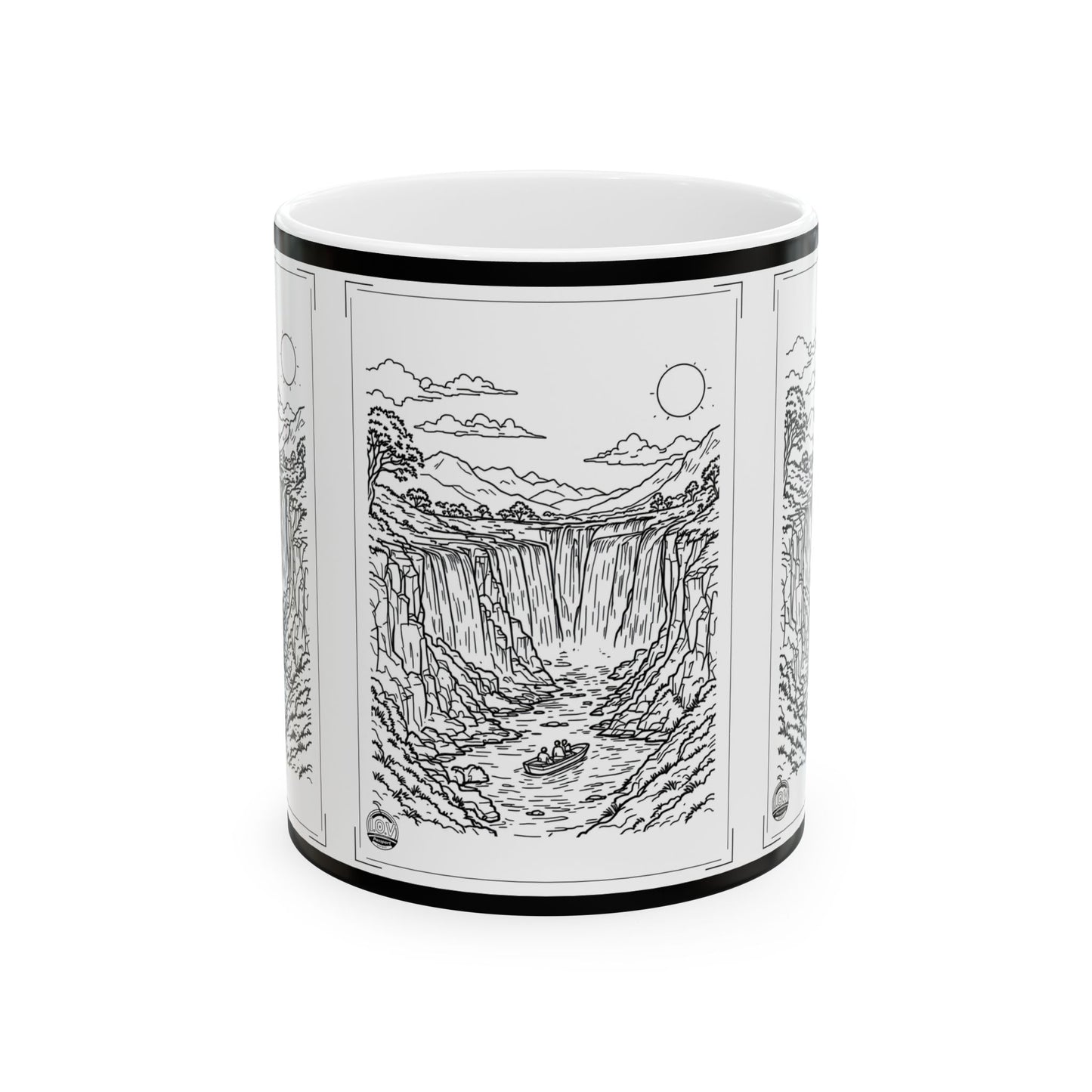 I.O.V-PS (VFA-LVI) Victoria Falls Ceramic Mug, (11oz, 15oz)
