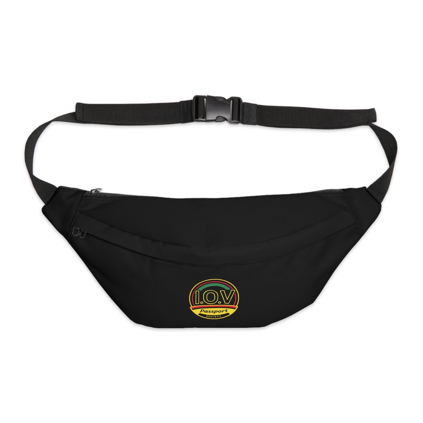 I.O.V-PS Black on Black Large Fanny Pack
