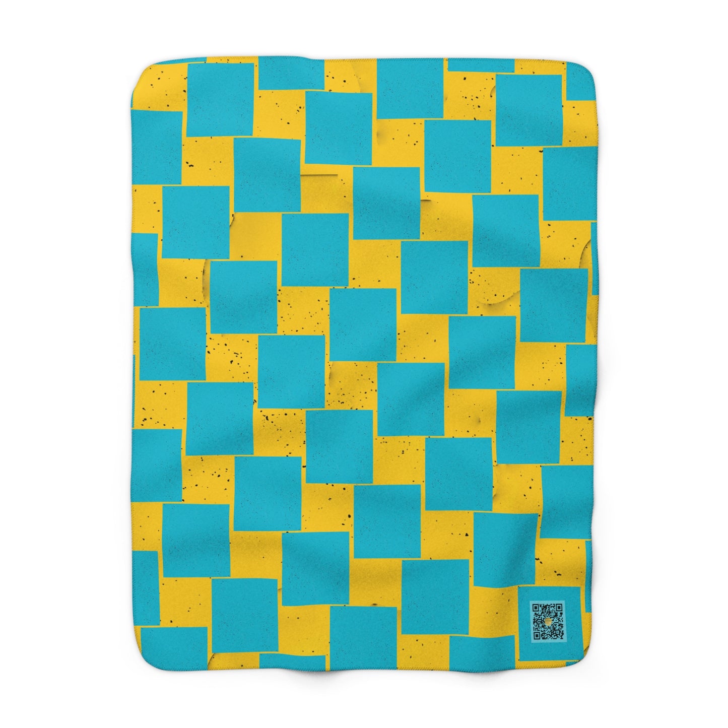 I.O.V-Checker Sherpa Fleece Blanket