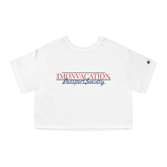 I.O.V-Passport Society Champion Women's Heritage Cropped Tee