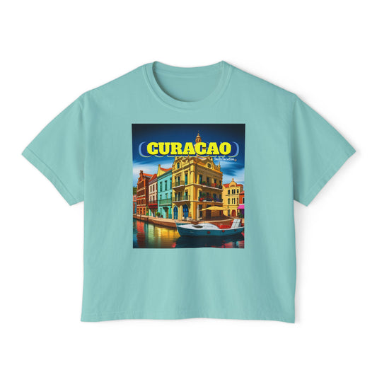 I.O.V-WYA Curacao Women's Boxy Tee