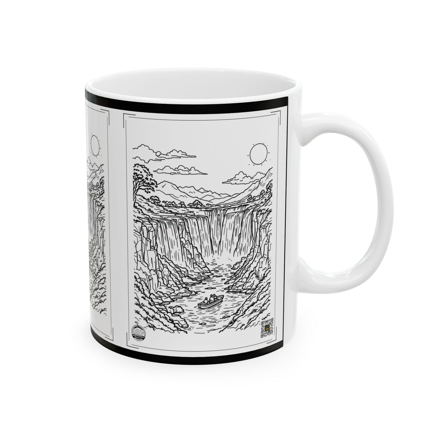 I.O.V-PS (VFA-LVI) Victoria Falls Ceramic Mug, (11oz, 15oz)