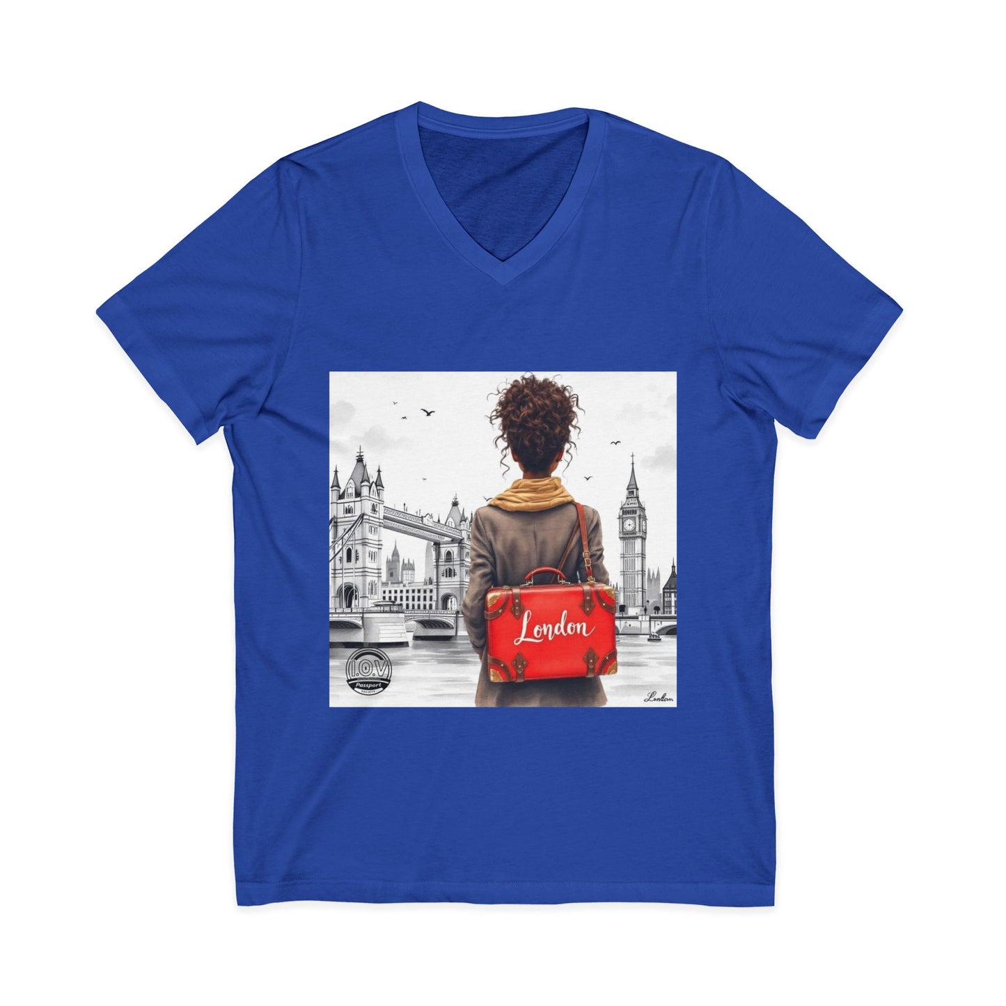 I.O.V-WST London (LHR) Adventure V-Neck Tee