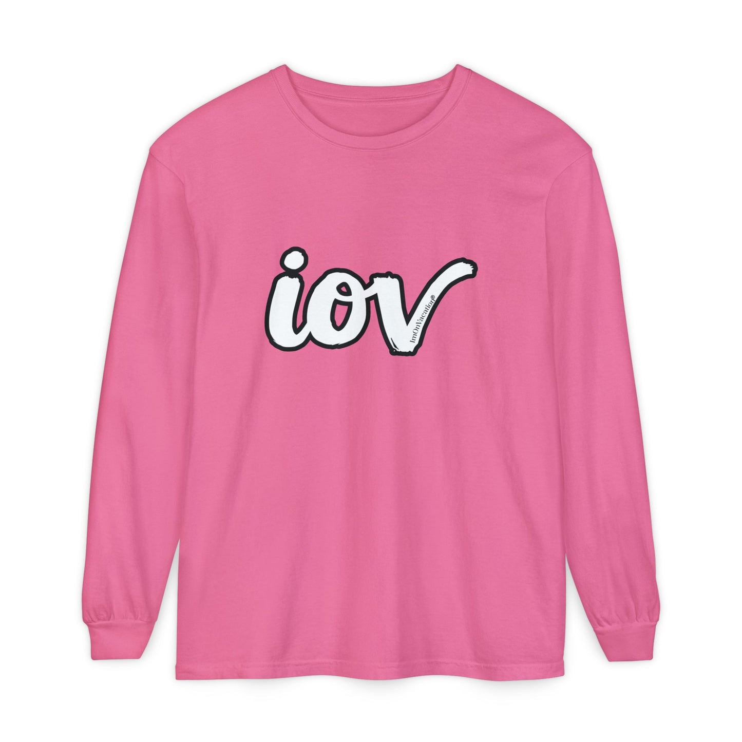I.O.V-Sig2 Casual Graphic Long Sleeve Shirt