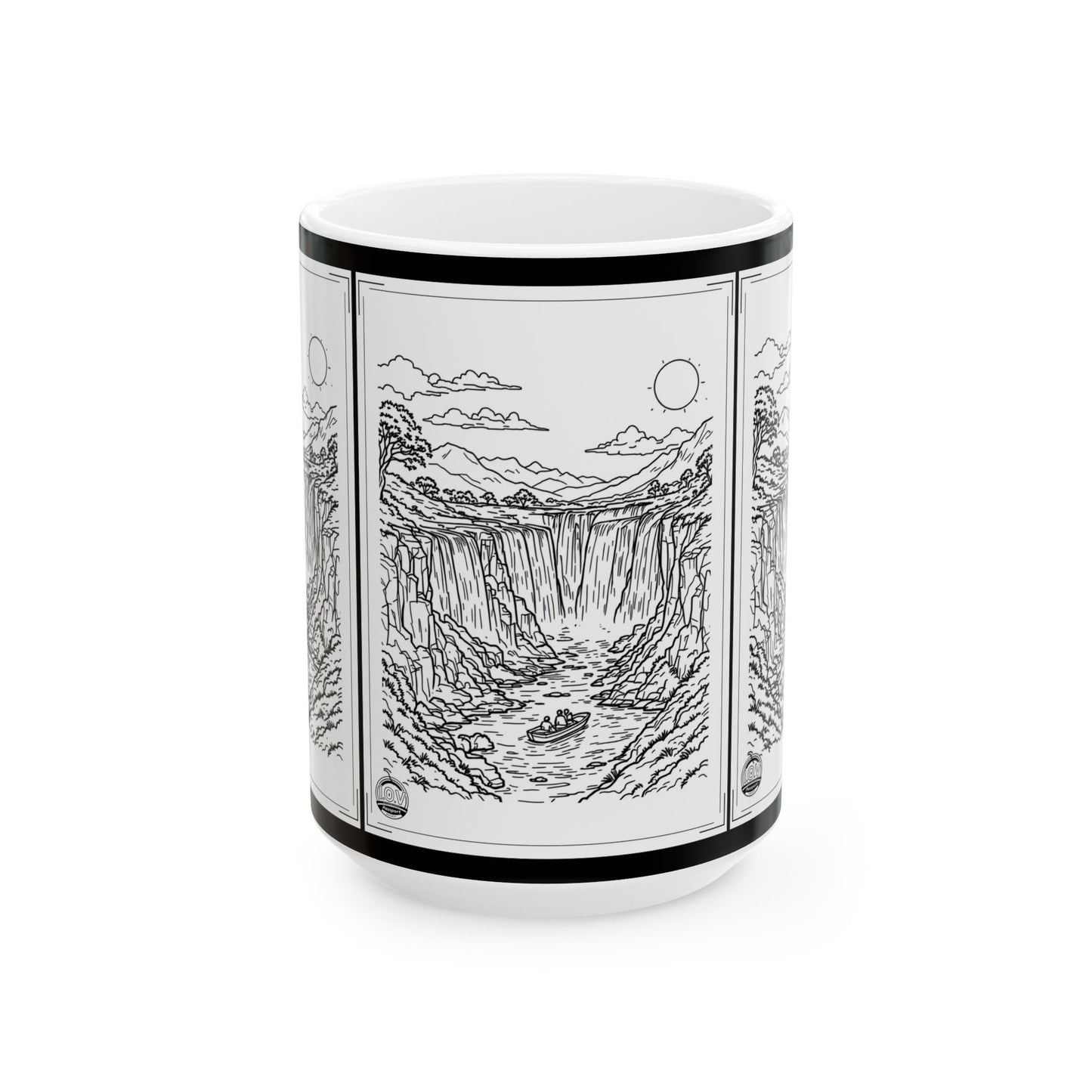 I.O.V-PS (VFA-LVI) Victoria Falls Ceramic Mug, (11oz, 15oz)