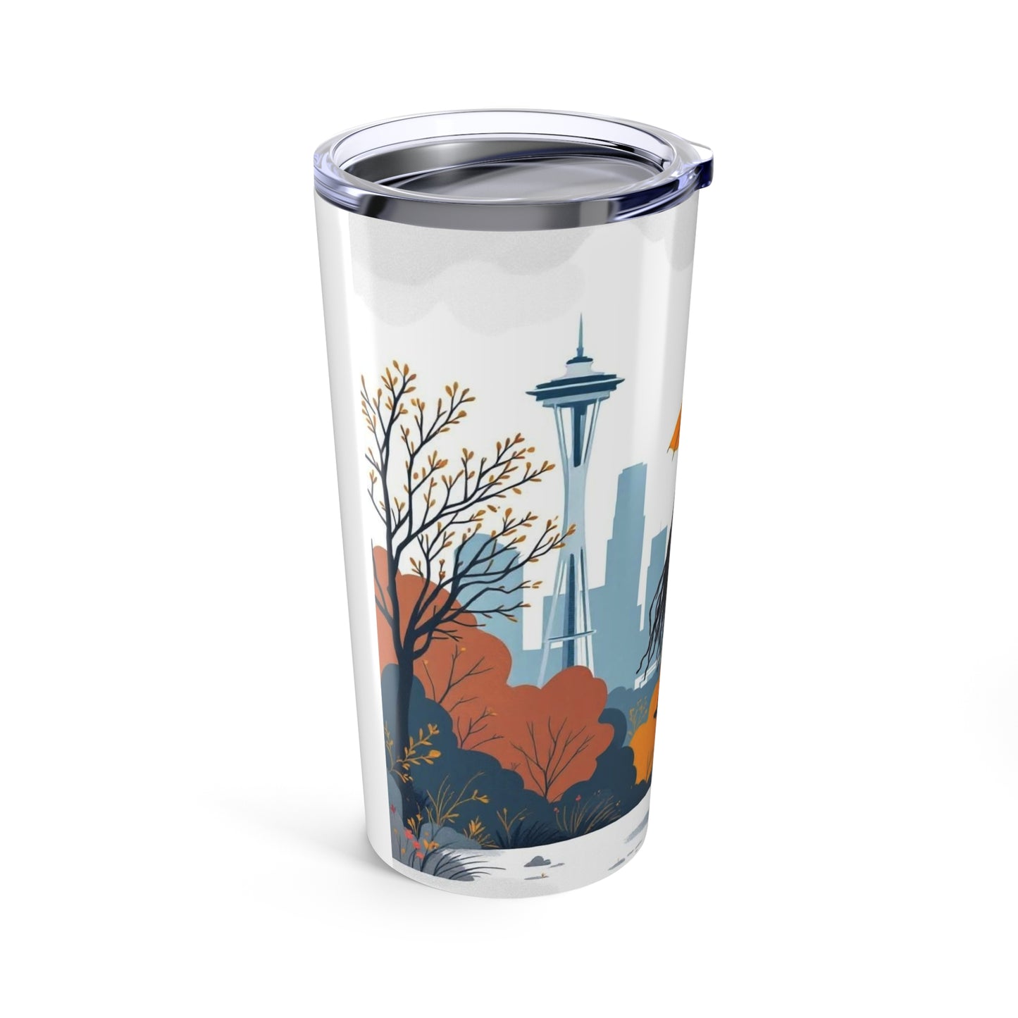 I.O.V Seattle Native Skyline 20oz Tumbler — Cityscape Travel Cup