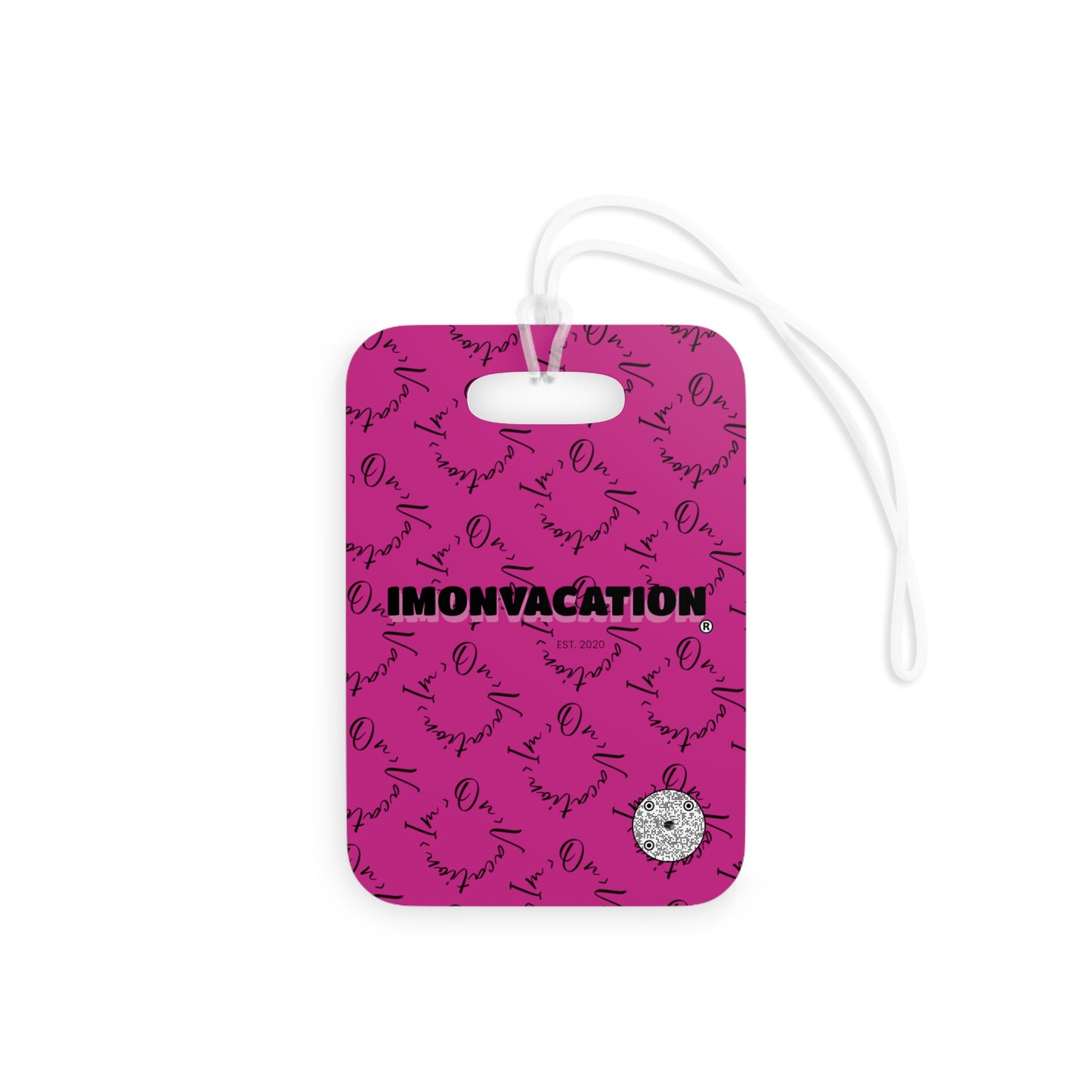 I.O.V-SPS23 Pink Luggage Tag