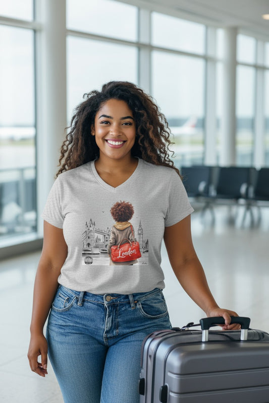 I.O.V-BGT London Adventure V-Neck Tee