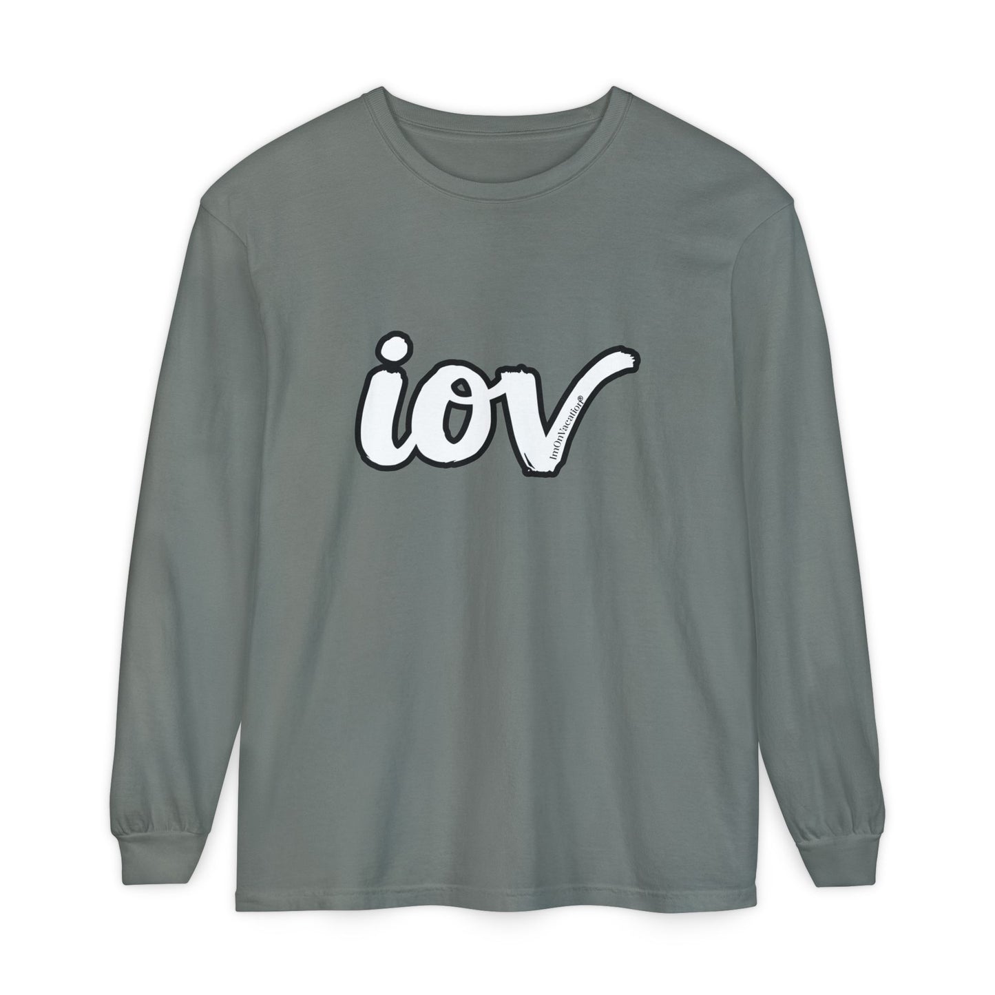 I.O.V-Sig2 Casual Graphic Long Sleeve Shirt